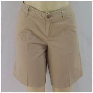 Flat Front Walking Shorts, size 6